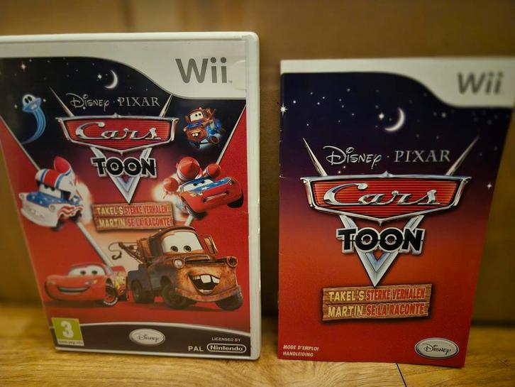 Disney's Cars Toon Takel's Sterke Verhalen Wii, Spelcomputers en Games, Games | Nintendo Wii, Zo goed als nieuw, Racen en Vliegen