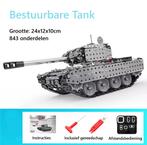 Metalen 3D Bouwpakket - Bestuurbare Tank (RC Model) | Met Af, Overige merken, Tank, Verzenden, Groter dan 1:32