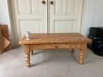 Salontafel, geloogd grenen, boerderijstijl, Ophalen, Gebruikt, 100 tot 150 cm, 50 tot 100 cm