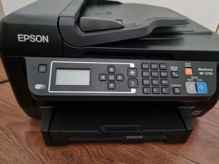 Epson WorkForce WF-2750 All-in-One Printer, Computers en Software, Printers, Gebruikt, All-in-one, Inkjetprinter, Faxen, Kleur printen