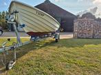 Sloepje met zo goed als nieuwe kanteltrailer., Watersport en Boten, Vis- en Consoleboten, Ophalen, Gebruikt, Overige brandstoffen