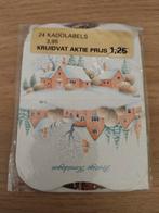 VINTAGE KADOLABELS VOOR KERSTCADEAUTJES*POPPENHUIS KAARTEN, Diversen, Ophalen of Verzenden, Nieuw