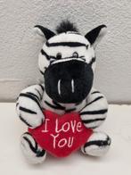 Orig. Sunkid, ZEBRA, "I LOVE YOU", 20cm, Tag/Label, Inwst!, Ophalen of Verzenden, Zo goed als nieuw, Overige typen