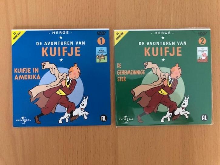 Dvd's Kuifje 2x, Ninje Turtles 3x en enkele volwassen dvd's., Cd's en Dvd's, Dvd's | Tekenfilms en Animatie, Nieuw in verpakking