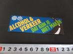 sticker Korps Rijkspolitie Gemeente Politie Alcohol & Verkee, Verzamelen, Stickers, Overige typen, Zo goed als nieuw, Verzenden