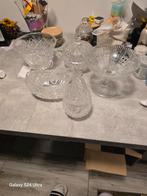 Kristallen Schalen en Potten Set, Antiek en Kunst, Antiek | Glas en Kristal, Ophalen of Verzenden