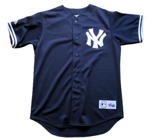 New york yankees mlb baseball honkbal jersey majestic, Sport en Fitness, Honkbal en Softbal, Nieuw, Kleding, Honkbal, Ophalen