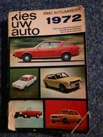 Kies uw auto 1972 KNAC autojaarboek 1 euro, Boeken, Gelezen, Ophalen of Verzenden