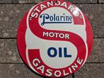 Emaille reclamebord diameter 25cm, Verzamelen, Merken en Reclamevoorwerpen, Ophalen of Verzenden, Zo goed als nieuw, Reclamebord