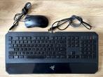 Razer DeathStalker keyboard + DeathAdder mouse, Computers en Software, Gaming toetsenbord, Ophalen of Verzenden, Zo goed als nieuw
