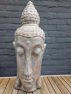 Aardewerk Boeddha Hoofd - Decoratief, Huis en Inrichting, Woonaccessoires | Boeddhabeelden, Ophalen, Gebruikt