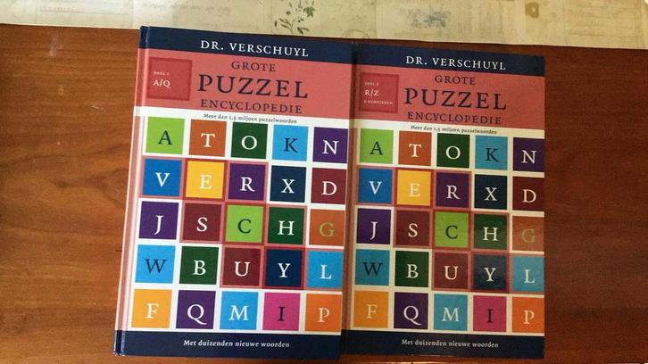 Grote puzzel encyclopedie 2 boeken a-z, Boeken, Overige Boeken, Zo goed als nieuw, Ophalen of Verzenden