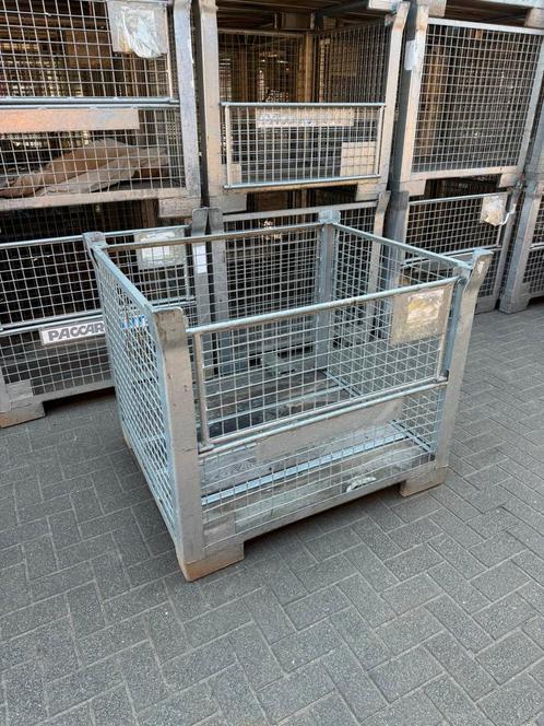 Gaascontainer gitterbox verzinkt, Doe-het-zelf en Verbouw, Kratten en Dozen, Zo goed als nieuw, 100 cm of meer, 50 cm of meer