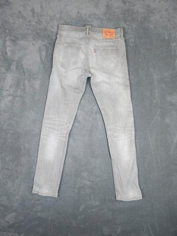 Levi's 508 Broek W32 L34 Grijs Regular Fit beschikbaar voor biedingen