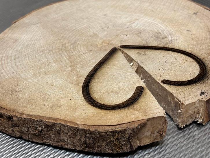 BERKEN HOUTSCHIJF - GEDENKSCHIJF - GEBROKEN HART, Huis en Inrichting, Woonaccessoires | Wanddecoraties, Nieuw, Verzenden