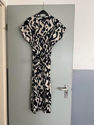 Jurk met print, korte mouw, Only, maat 36/38 zw/creme nieuw! beschikbaar voor biedingen