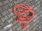 26 mm polypropyleen oranje touw 2 stuks kabel, Ankeren en Afmeren, Zeilboot of Motorboot, Ophalen of Verzenden, Zo goed als nieuw