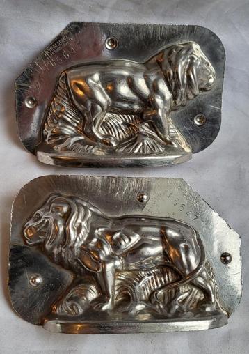 Mooie oude chocoladevorm: LEEUW  (VORMENFABRIEK TILBURG) beschikbaar voor biedingen