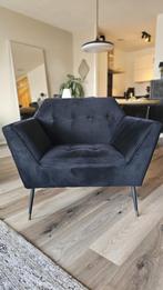 2x Dutchbone Kate Fauteuil Zwart, Huis en Inrichting, Fauteuils, Ophalen, Gebruikt, 75 tot 100 cm, 75 tot 100 cm