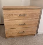 Jysk - Ladekast TAPDRUP 3 lades licht eiken kleur., Ophalen, Gebruikt, Eikenhout, 50 tot 100 cm