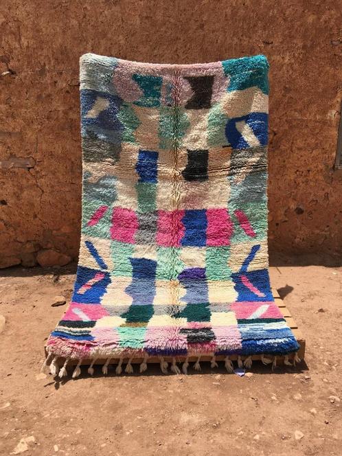 Berber Boujaad-kleed 246 x 149 cm, Huis en Inrichting, Stoffering | Tapijten en Kleden, Nieuw, 100 tot 150 cm, 200 cm of meer