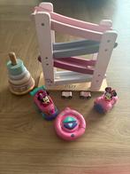 Vtech mini mouse bestuurbare auto en hout speelgoed, Ophalen of Verzenden, Zo goed als nieuw, Babypop