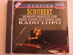 Schubert - Radu Lupu - Moments Musicaux, Piano Sonata, Ophalen of Verzenden, Romantiek, Gebruikt, Kamermuziek