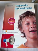 Logopedie en leerkracht - Noordhoff Uitgevers, Boeken, Ophalen of Verzenden, Alpha, Zo goed als nieuw, HBO