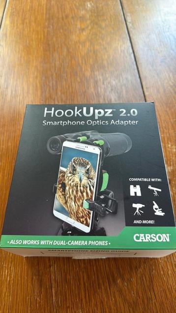Carson HookUpz 2.0 smartphone adapter voor telescoop etc beschikbaar voor biedingen