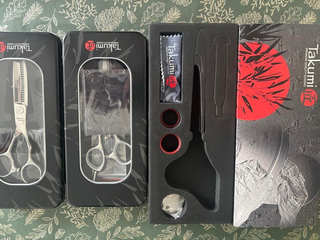 Professionele kappersscharen set, Ophalen, Zo goed als nieuw, Overige typen