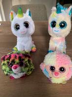 4x Ty Beanie Boo: Pixy - Blitz - Dotty - Rainbow, Ophalen of Verzenden, Zo goed als nieuw, Overige typen