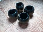Bloempotten 4st. Bruin, Ophalen, Zo goed als nieuw