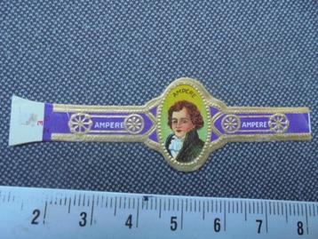 Oude sigarenband met portret AMPERE beschikbaar voor biedingen