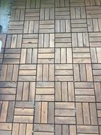 Livarno houten balkon tegels, Ophalen, Zo goed als nieuw, Hout