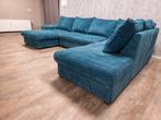 GRATIS BEZORGEN | ZEER MOOI BLAUWE AQUA RIBSTOF U BANKSTEL, Info@banxtel.nl, 3194DC, U Bankstel, Overige maten