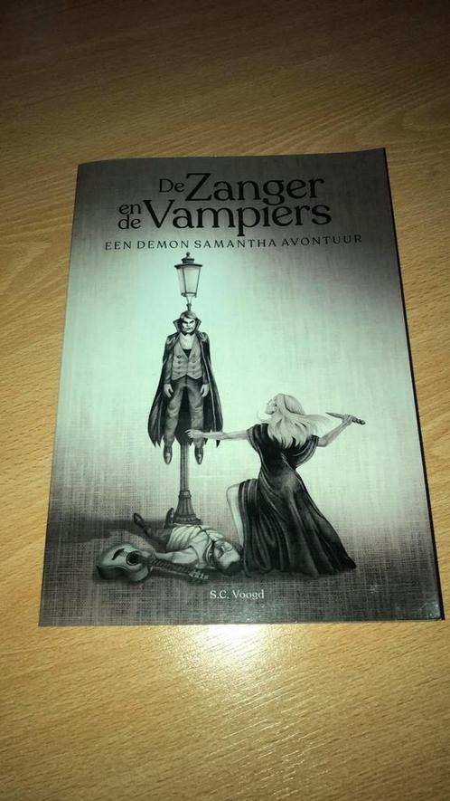 S.C. Voogd - De zanger en de vampiers, Boeken, Fantasy, Zo goed als nieuw, Ophalen of Verzenden