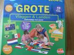 grote kinder vloerpuzzel landen en vlaggen 48 stukken 3+  Nw, Kinderen en Baby's, Speelgoed | Kinderpuzzels, Nieuw, 10 tot 50 stukjes