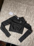 Gymshark sporttop, Kleding | Dames, Sportkleding, Zwart, Ophalen of Verzenden, Maat 36 (S), Fitness of Aerobics