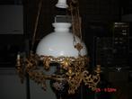 Petroleumlamp met kaarsen, Antiek en Kunst, Ophalen of Verzenden