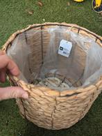 Mooie gevlochten plantenmand/pot, Ophalen, Zo goed als nieuw
