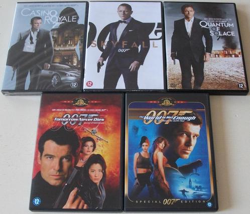 Film-Serie *** JAMES BOND *** 5 stuks, Cd's en Dvd's, Dvd's | Overige Dvd's, Zo goed als nieuw, Vanaf 12 jaar, Ophalen of Verzenden