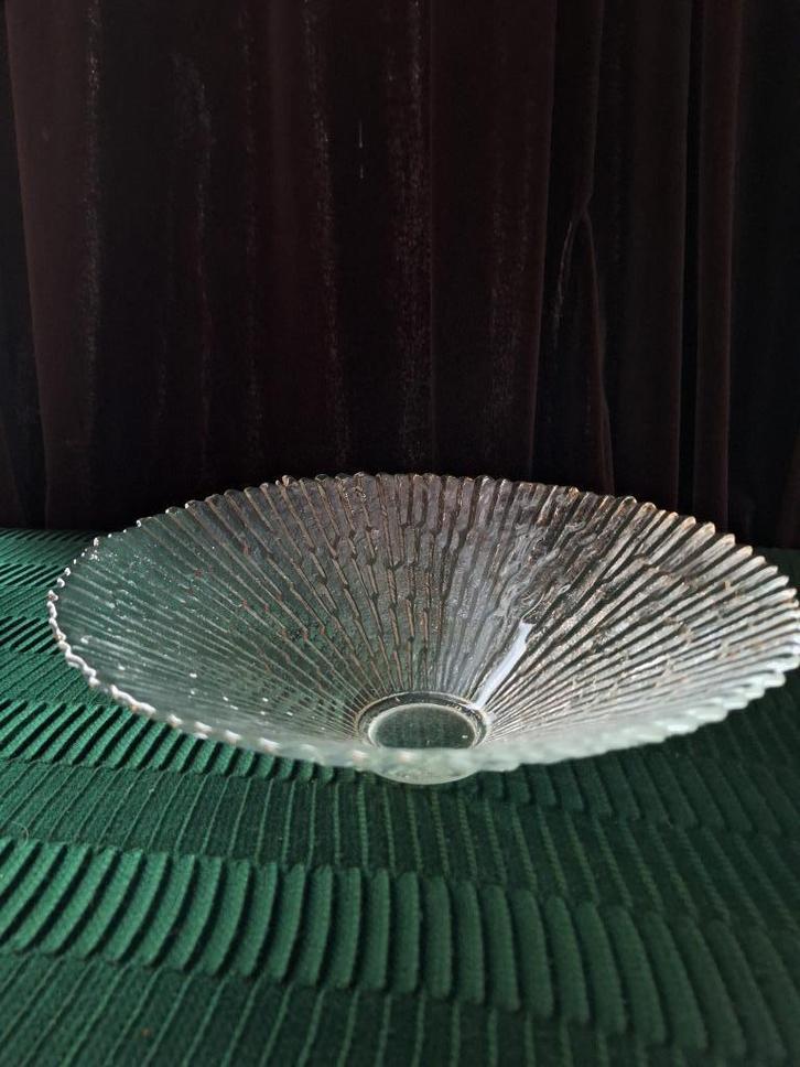 Pavel Panek schaal, Huis en Inrichting, Woonaccessoires | Schalen en Manden, Zo goed als nieuw, Schaal, Rond, Glas, Ophalen