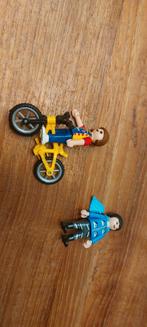 Playmobil fietser, Ophalen of Verzenden, Zo goed als nieuw