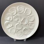 Oesterbord, serveerschaal, heel groot, presenteerschaal, wit, Verzenden
