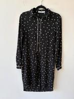 Costes Zwarte Jurk Met Witte Sterren Sterretjes Print, Zwart, Ophalen of Verzenden, Zo goed als nieuw, Costes