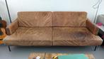 bank cognac bruin leer, Ophalen, Gebruikt, Driepersoons, 200 tot 250 cm