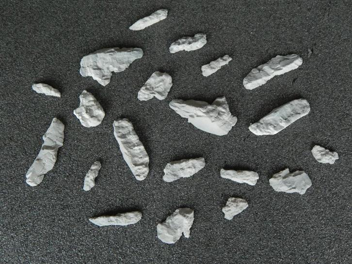 Rotsen voor bij het modelspoor., Hobby en Vrije tijd, Modeltreinen | H0, Nieuw, Natuur, Gelijkstroom of Wisselstroom, Overige merken