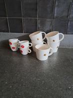 Koffie en espresso mokjes Douwe Egberts, Huis en Inrichting, Ophalen of Verzenden, Gebruikt, Overige stijlen, Kop(pen) en/of Schotel(s)