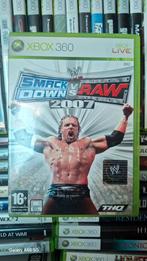 Smack down vs raw 2007 xbox 360, 1 speler, Ophalen of Verzenden, Zo goed als nieuw, Vechten