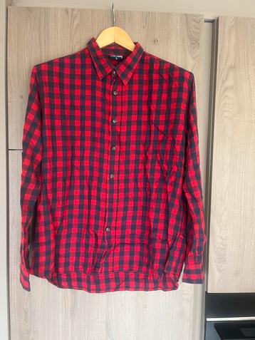 Overhemd Maat L - Rood/Blauw Geruit beschikbaar voor biedingen